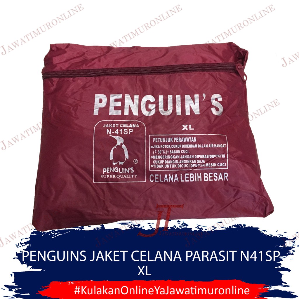 Jas Hujan PINGUIN JC N41 SP / Jas Hujan PENGUIN JAKET CELANA PARASIT TERMURAH PREMIUM QUALITY