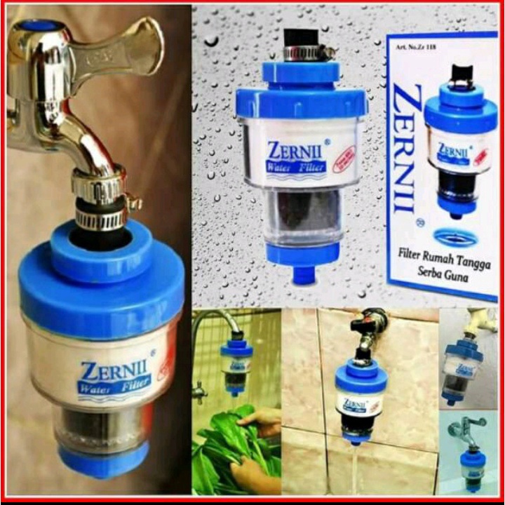 [BISA COD] Alat Penjernih Air Zernii Water Filter Saringan Air Filter Air Saringan Kran Air Penyaring Air