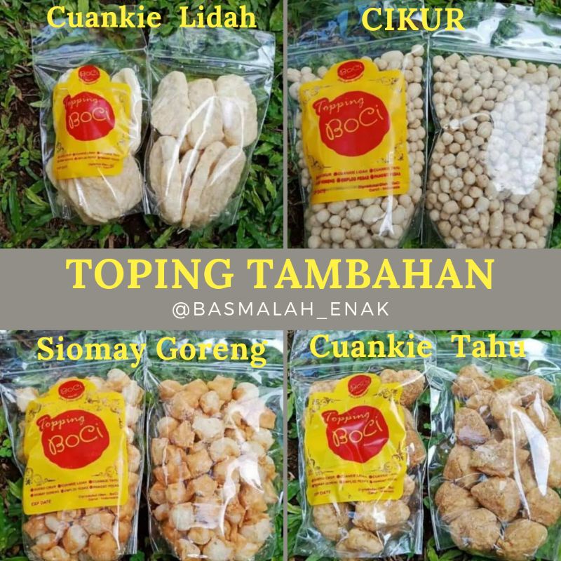 

Toping Boci / Toping Tambahan Boci