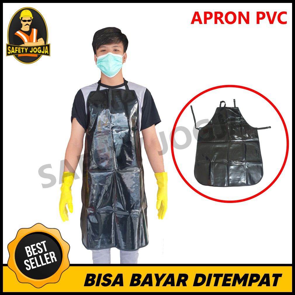 CELEMEK APRON PVC ANTI AIR KIMIA