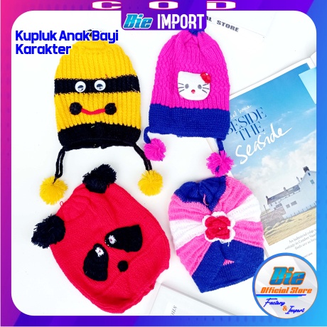 Kupluk Anak Rajut Karakter Best Seller