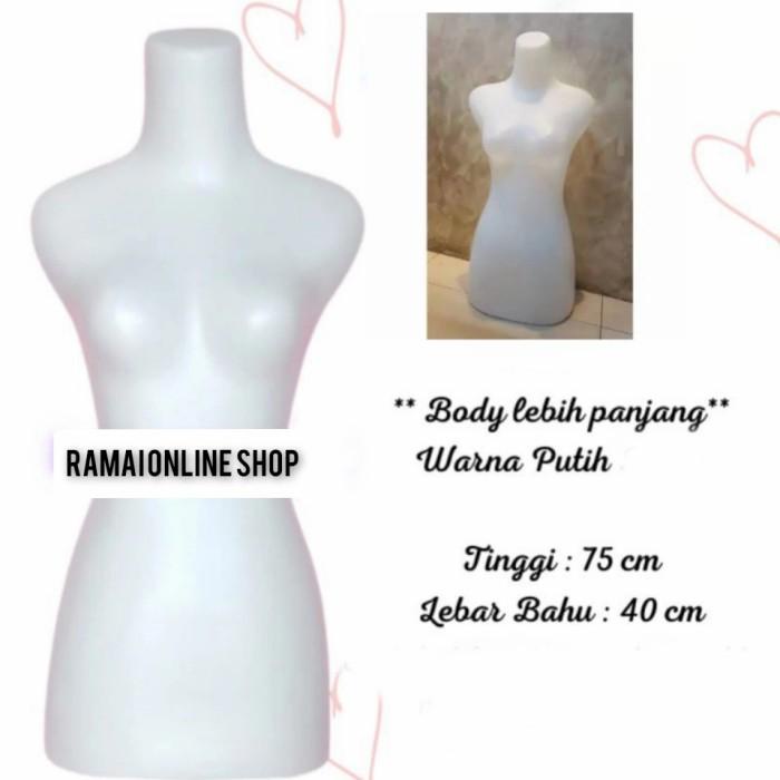 Ready Murah Manekin Patung Body Setengah Badan Wanita (Patung Baju Cewek)