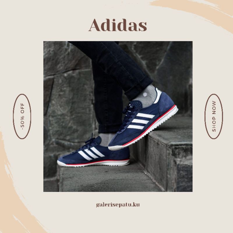 Adidas SL72 Navy White Red