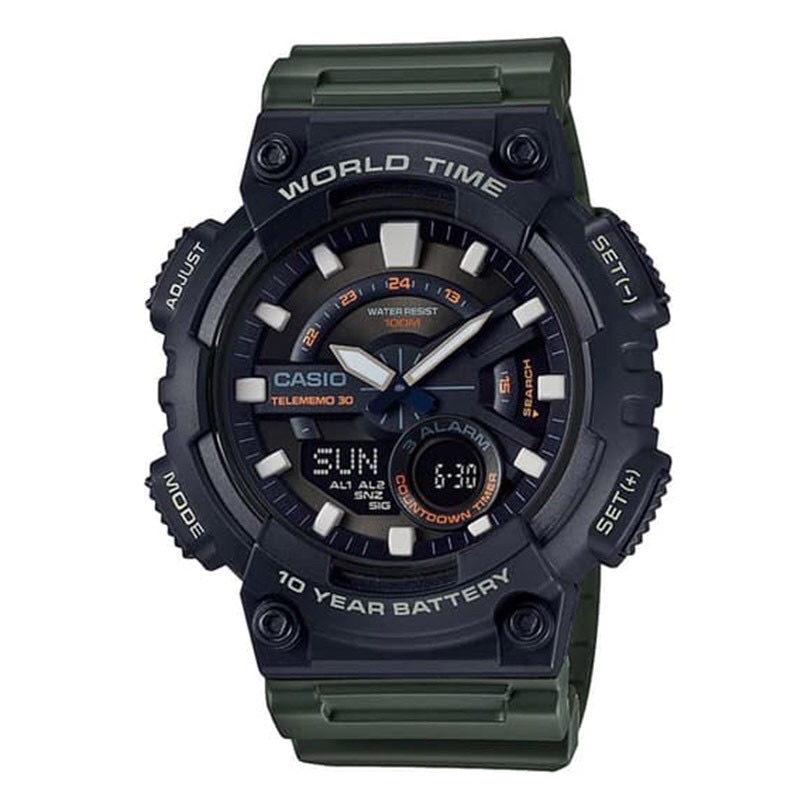 Jam Tangan Casio General AEQ-110W-3AVDF Original Murah
