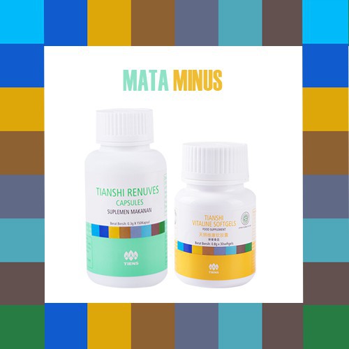 Paket Mata Minus Tiens