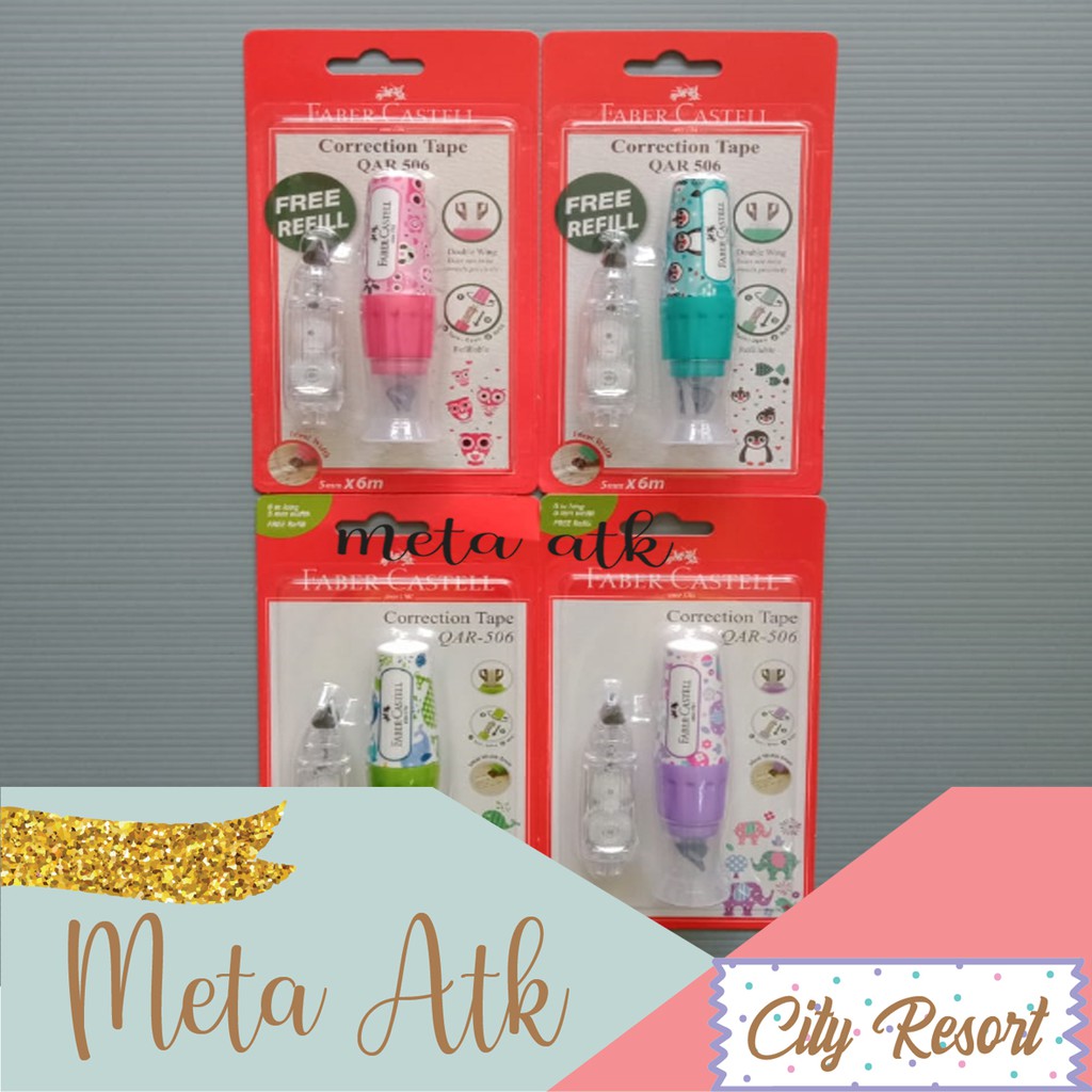 

Correction Tape / Tipex kertas Faber Castell QAR-506