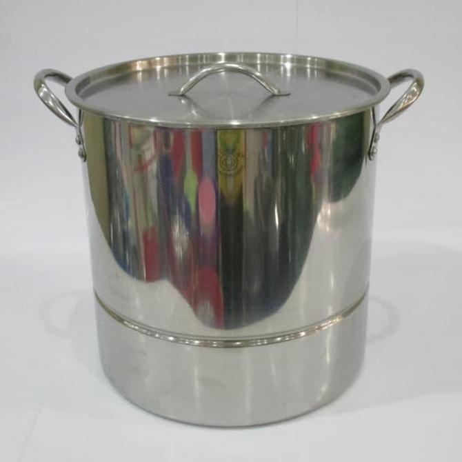 SUPRA PANCI KUKUS STAINLESS STEEL 12 QT /SUPRA STEAMER/DANDANG - TEBAL