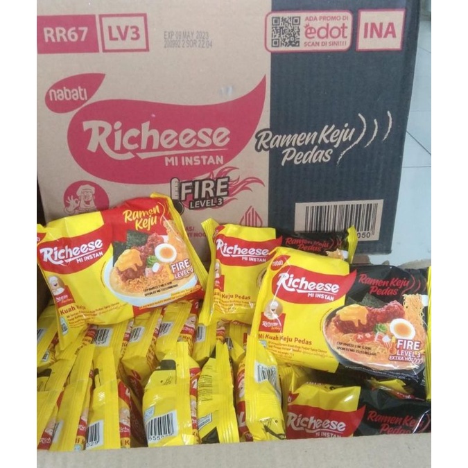 

Mie Richeese Keju Goreng Kuah tanpa PO - Ready stok