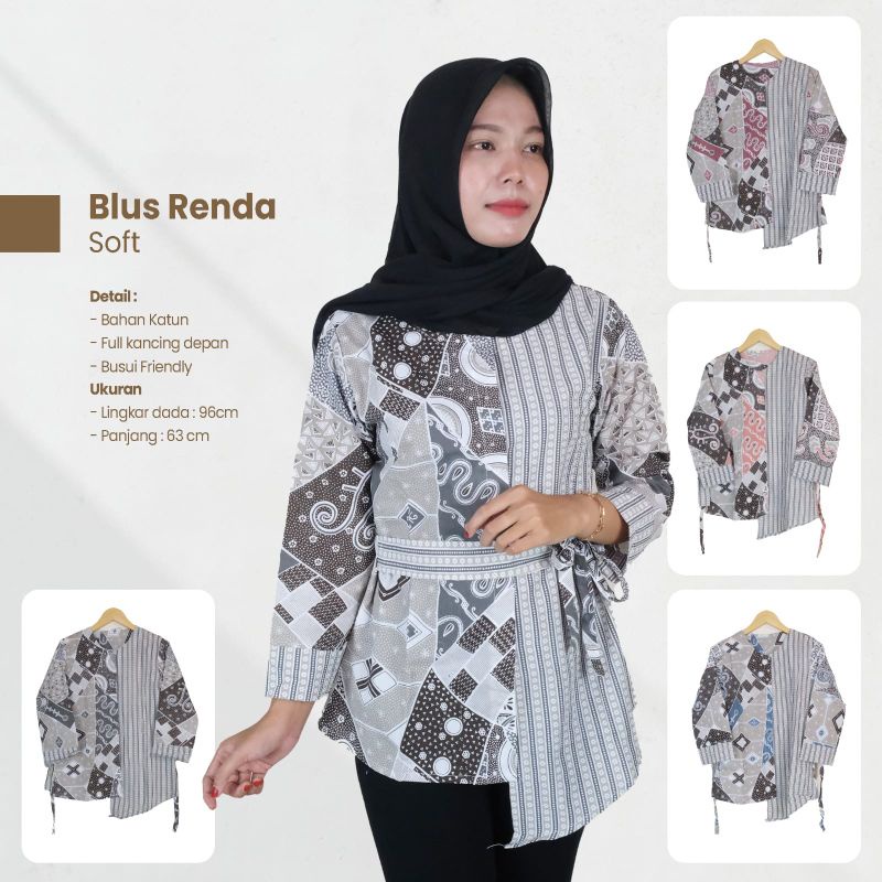 Blus Batik Soft Wanita - NairaBatik