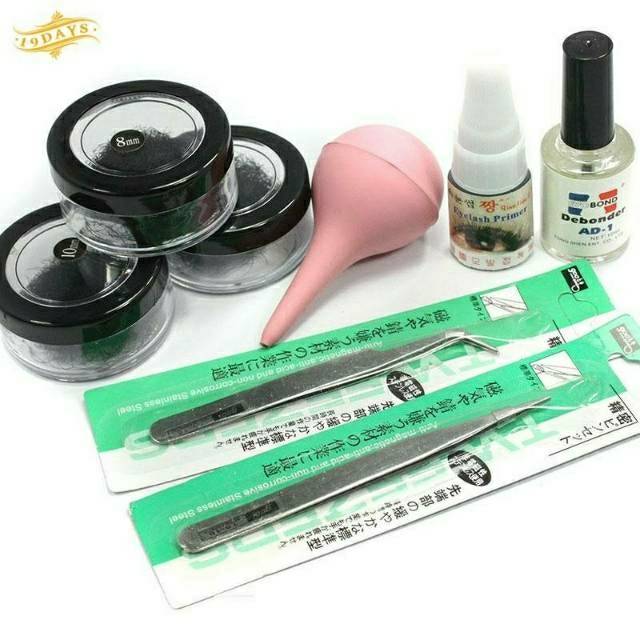 READY! Paket Lengkap Eyelash Extension/Paket Tanam Bulumata/ Eyelash Extensions / lashes extensios