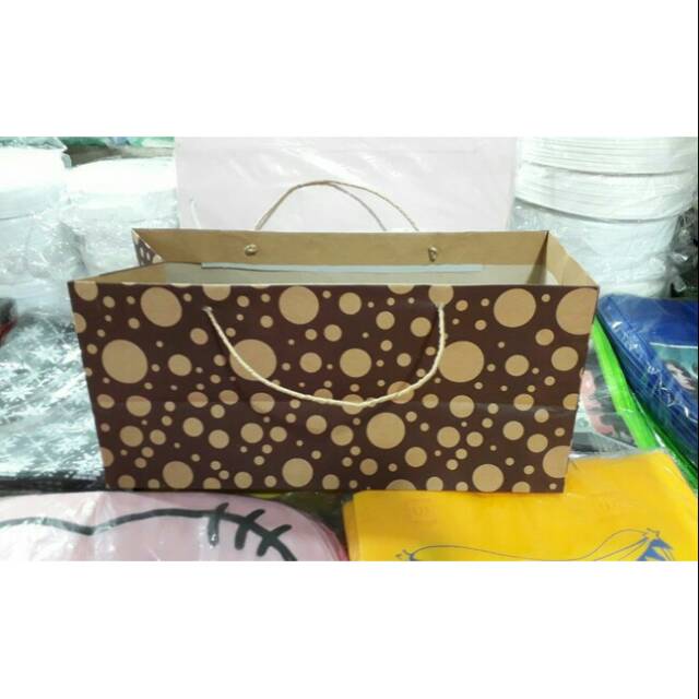 

Paper bag / tas kertas brownies / kue / sarung