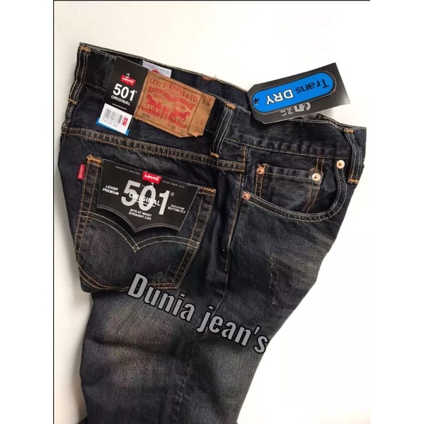 DJ //CELANA JEANS  BAHAN ORIGINAL JEANS LVS / CELANA PANJANG PRIA KEKINIAN