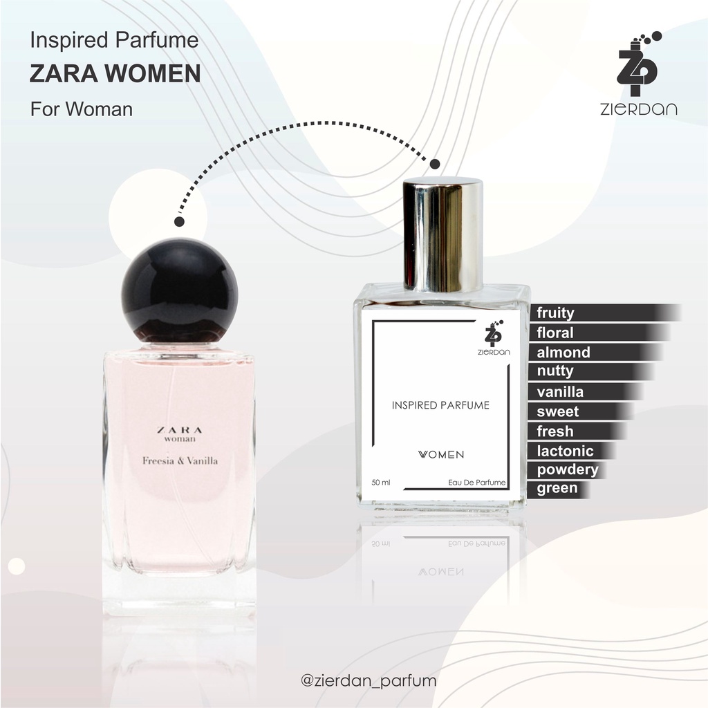 Zierdan Inspired Parfum Zara Women Parfume Farfum Minyak Wangi Tahan Lama Wanita Cewek