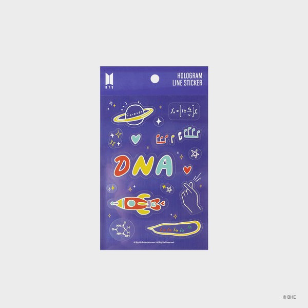 [DP PO] BTS: DNA Merch - Hologram Line Sticker Goods