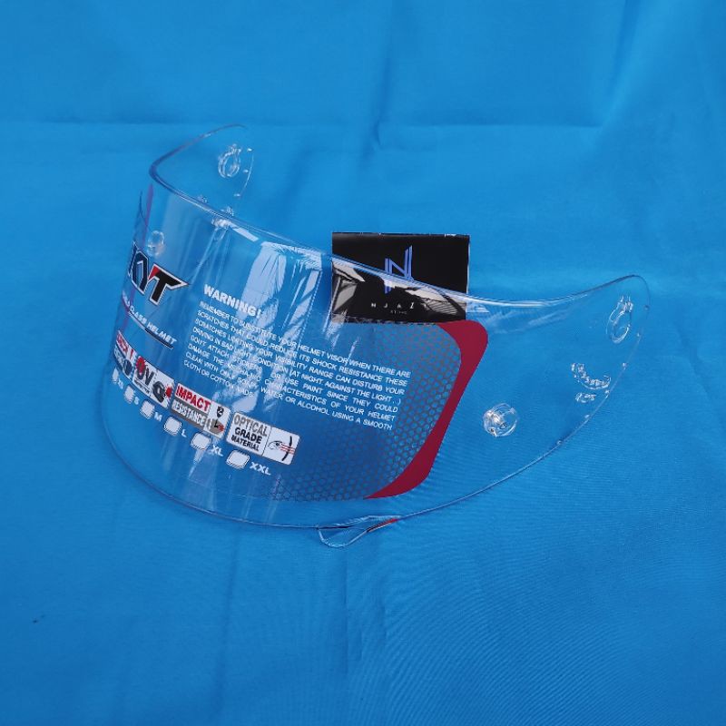 Flat Visor KYT RC7 R10 K2R CLEAR / Flat Visor KYT Bening Pinlock Ready