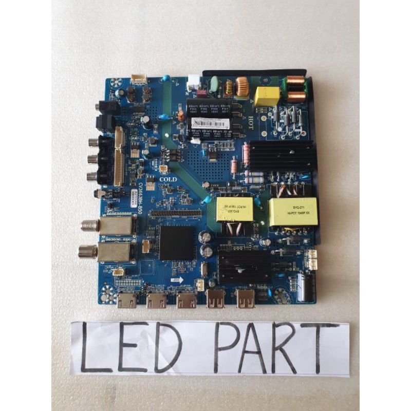 MB mainboard tv led polytron 43inci PLD 43TS153