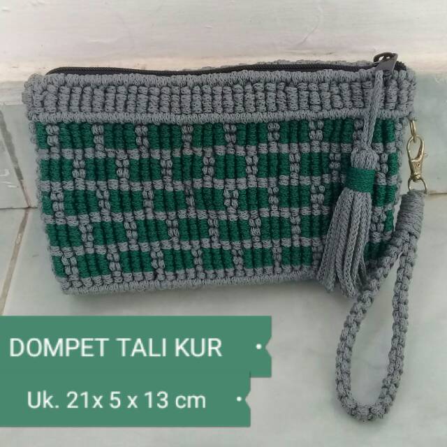 Dompet rajut tali kur