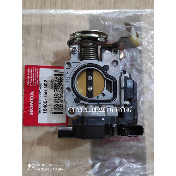 THROTTLE BODY KARBURATOR INJEKSI CBR 150 16400 K56 N02 GENUINE