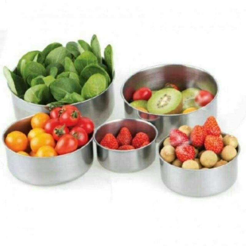 Rantang Beranak / Tempat Sayur Makanan Set 5 pcs