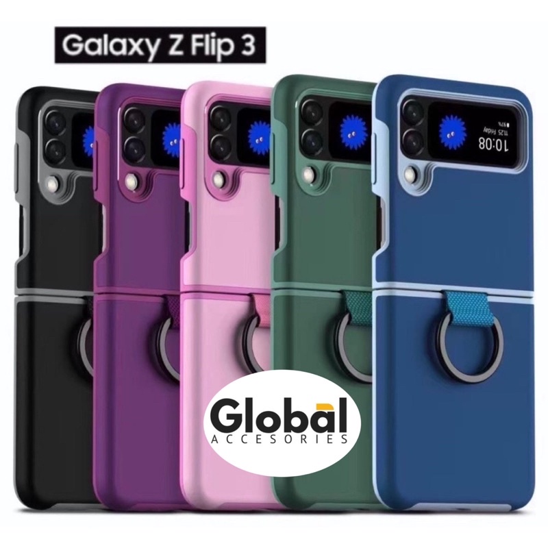 Samsung Galaxy Z Flip 3 Soft Case Armor 2in1 Armor Case With Iring Soft Case Z Flip 3
