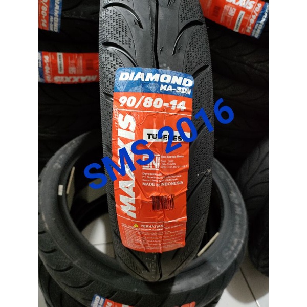 BAN 90/80/14 MAXXIS BAN DEPAN TUBELES MOTOR ALL NEW VARIO 125 VARIO 150 NEW LED TERBARU BEAT BEAT LA