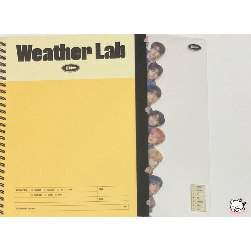 

wts want to sale diary notebook enhypen sg22 with bookmark