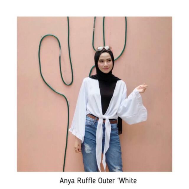 1KG MUAT 7PCS | ANYA RUFFLE OUTER / KARDIGAN TALI / CARDIGAN POLOS REMPEL