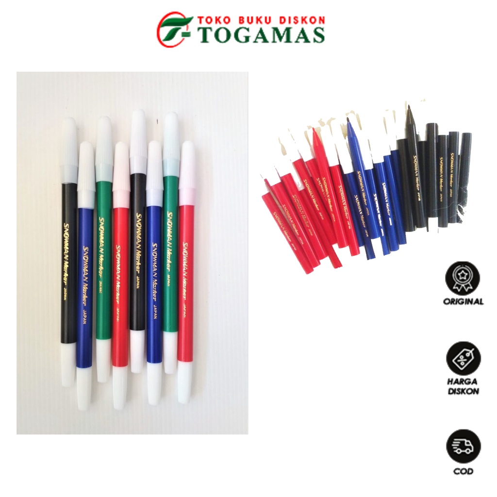 

BEST SELLER !!! SPIDOL KECIL MARKER PW-1A PER 1PCS SNOWMAN