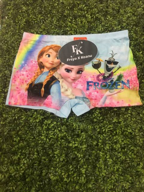 FREYA Boxer anak perempuan frozen/Boxer anak cewek/Celana dalam anak perempuan import