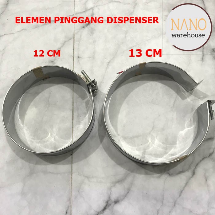 Deskripsi Elemen Pinggang Pemanas Dispenser 13 CM