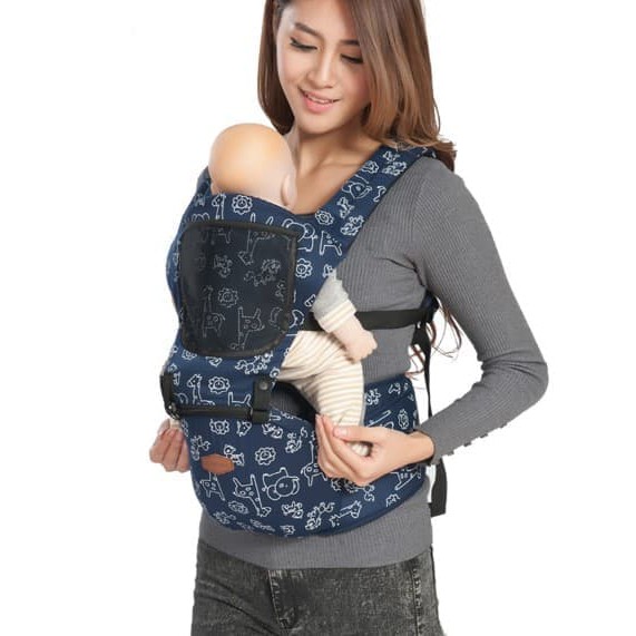 Gendongan Bayi Hipseat AIEBAO 6621 Motif | Baby Carrier Hip Seat