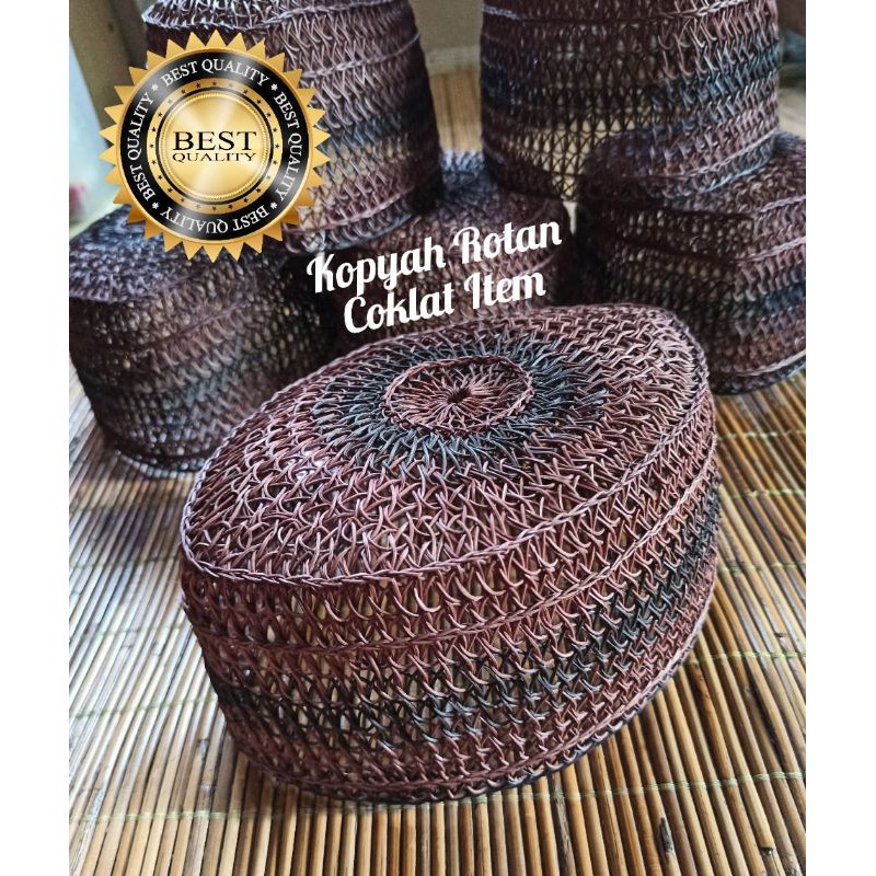 Peci Rotan Asli