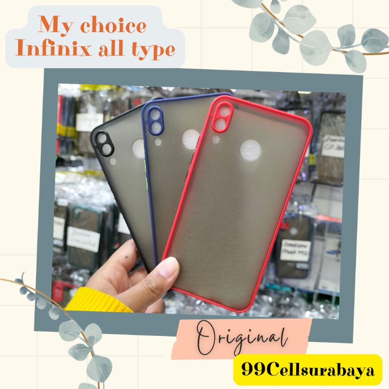 Silicon Aero case my choice infinix All type