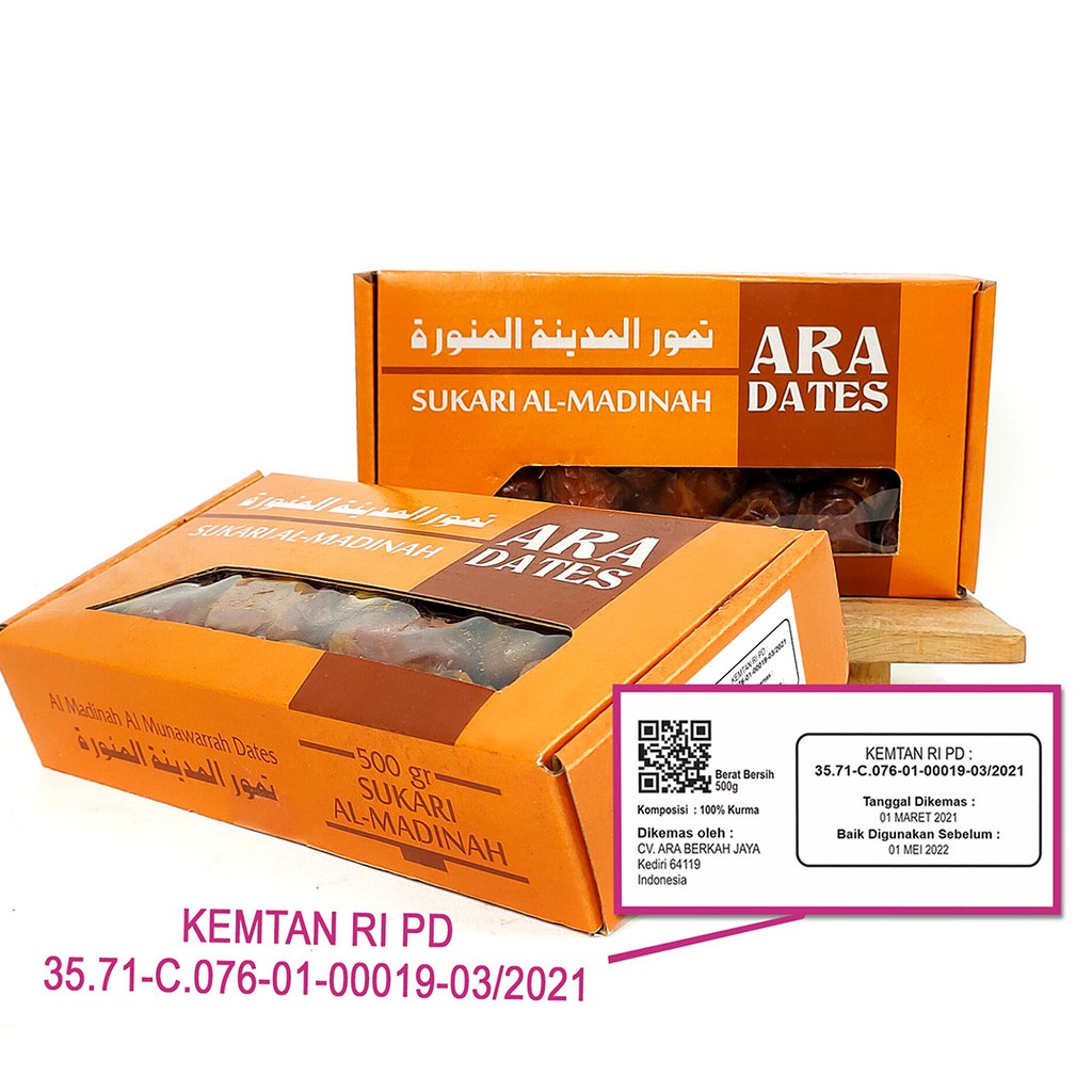 

PER KARTON Kurma Sukari 500gr Lembut dan Basah PREMIUM KEMTAN