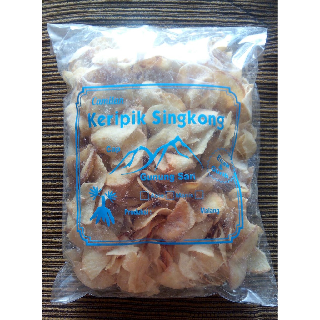 

Kripik singkong asli Malang.