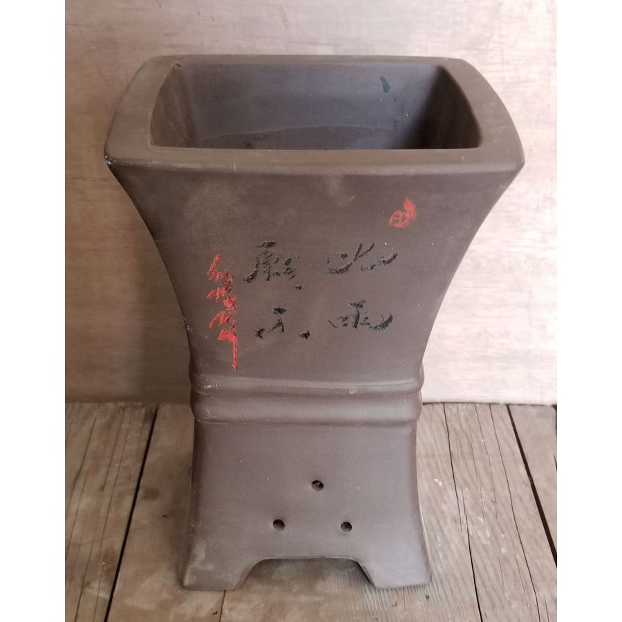 Pot Bonsai Keramik Cina LT-3 Ukuran +/- 14 x 14 x 20 cm