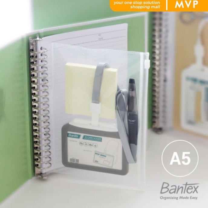 

Kantong Zipper Multiring A5 20 ring Zipper Pocket Multiring Binder