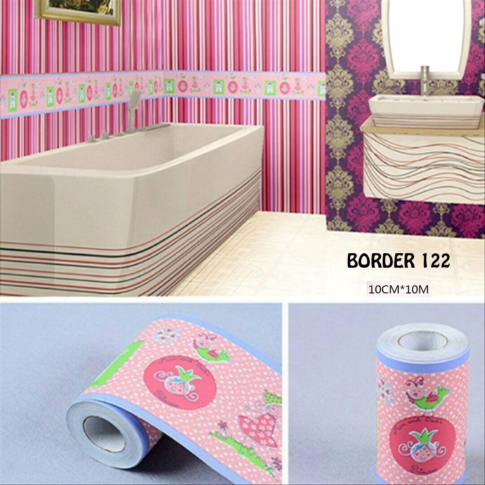 WALLPAPER BORDER 126 127  030 029 010 128 122 081 132 133 WALLSTIKER STIKER BORDER LIS DINDING GD