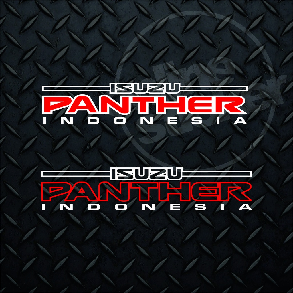 Sticker izusu Panther menyala untuk mobil kaca depan