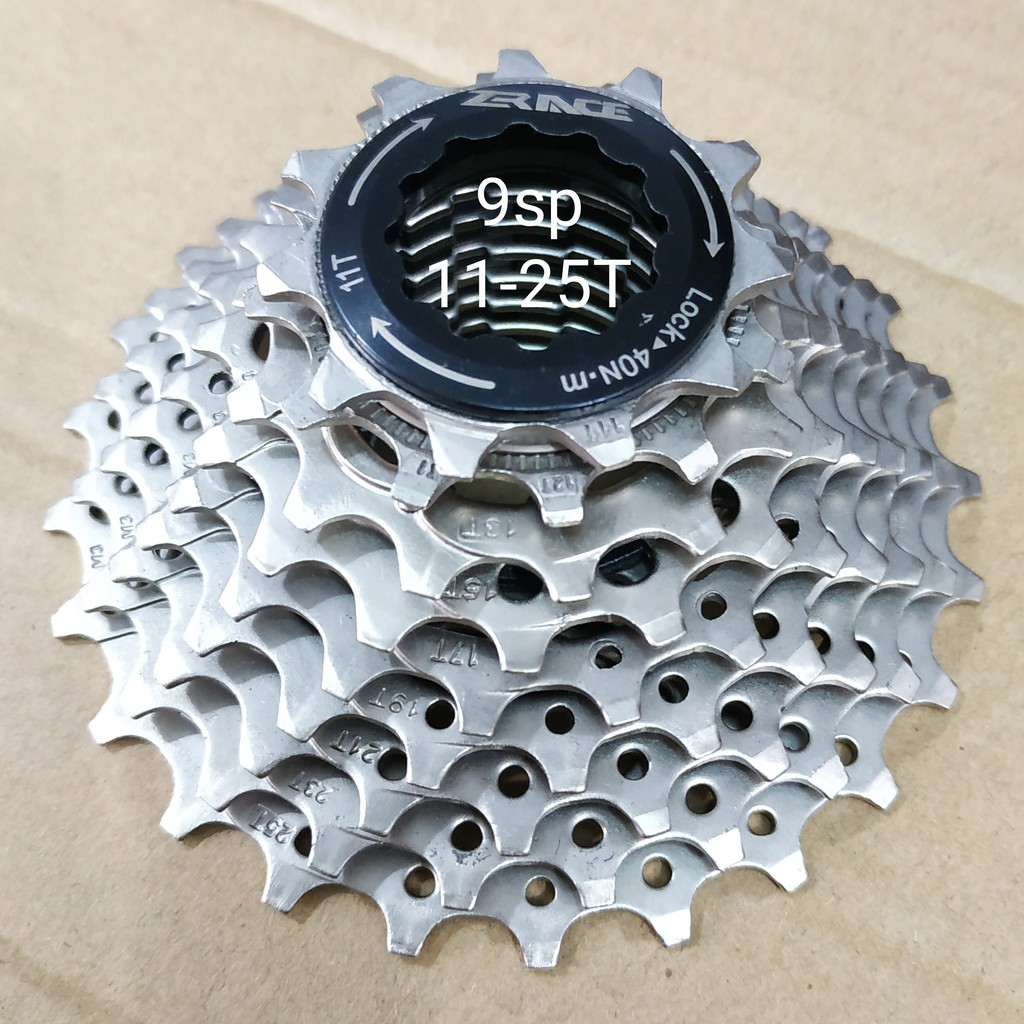 Sprocket Sproket 9 Speed 11-25T ZRace Roadbike Sepeda Lipat