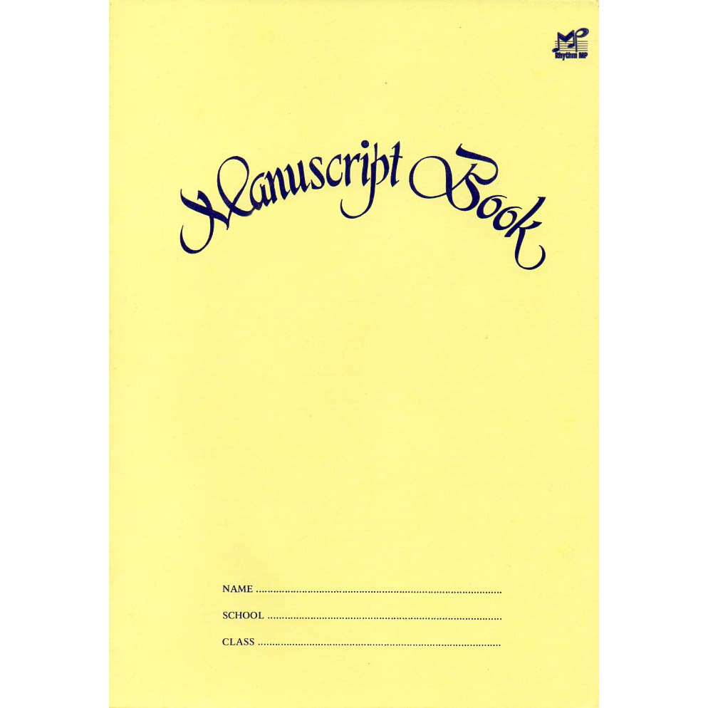 

Manuscript ukuran sedang (buku not balok / buku garis lima)