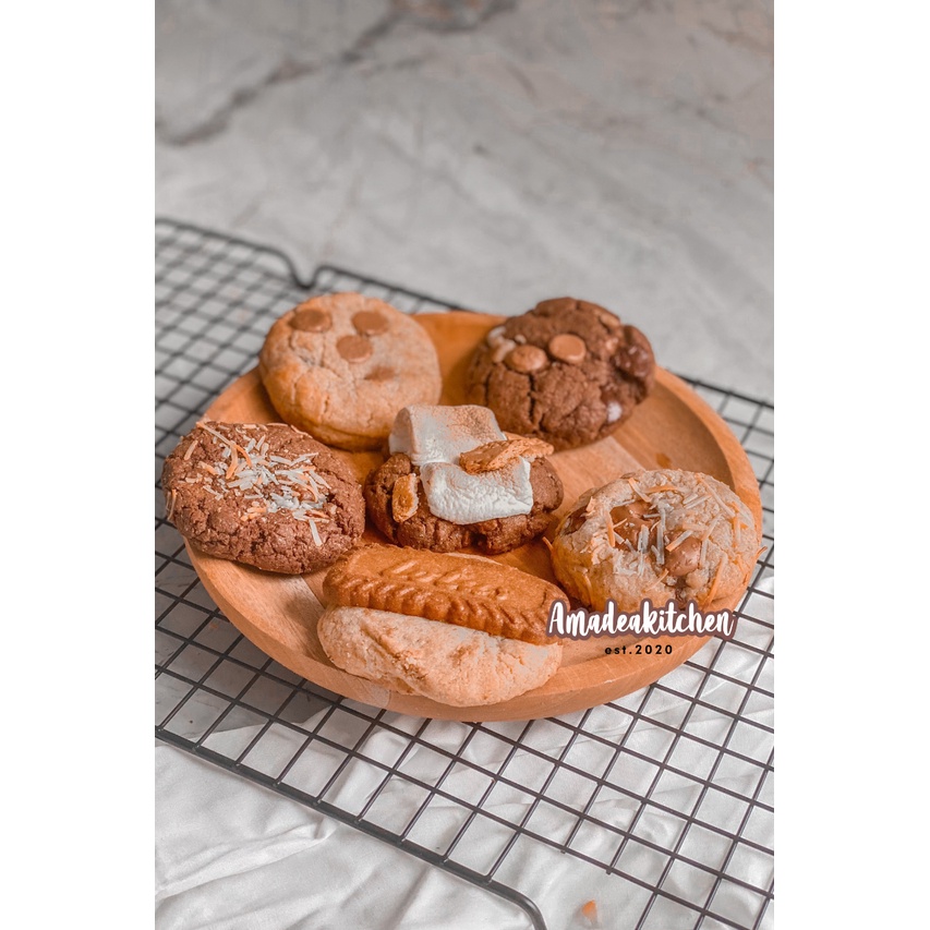 

Soft Baked Cookies 6pcs Nutella, Double Choco, Smores, Biscoff Lotus, Classic, Choco Cheese