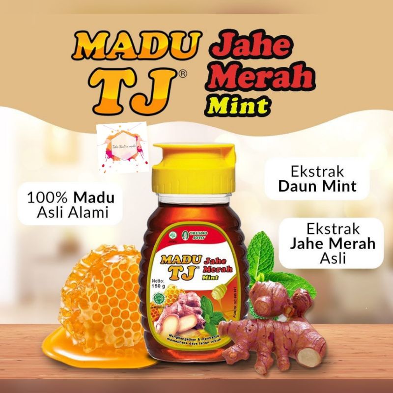 Madu tj jahe merah mint 500 gr /jahe merah /jahe merah mint/ Madu Tj / Madu jahe merah mint original || madu original