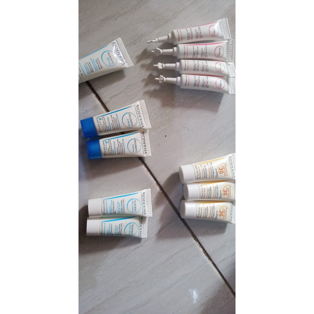 (READY&amp;ORI) Bioderma Hydrabio Sebium Gel Moussant Autoderm Photoderm Sample / Travel Size All Varian