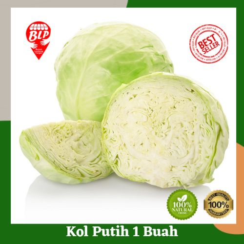 

Kol Putih Segar 1 Buah (500-600 gr) Berkah Lumbung Pangan