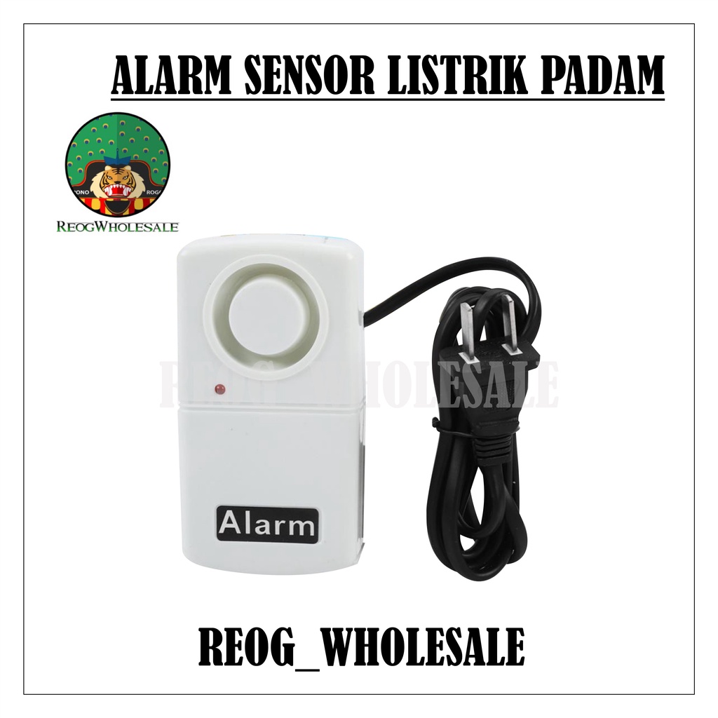 Power Failure Alarm Sensor Listrik Alarm Mati Padam PLN Putus Electric Emergency 120DB Volume Tinggi