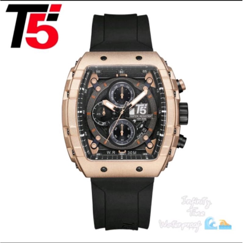 WOOOOOO_T5_H3856 Original Chronograph Jam Tangan Pria Free Box