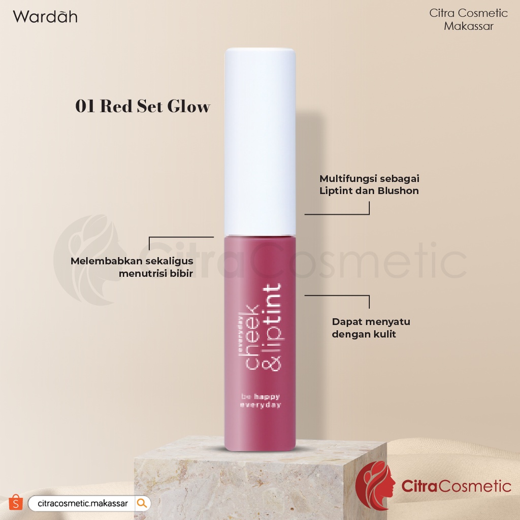 Wardah Everyday Cheek &amp; Liptint 5.5G