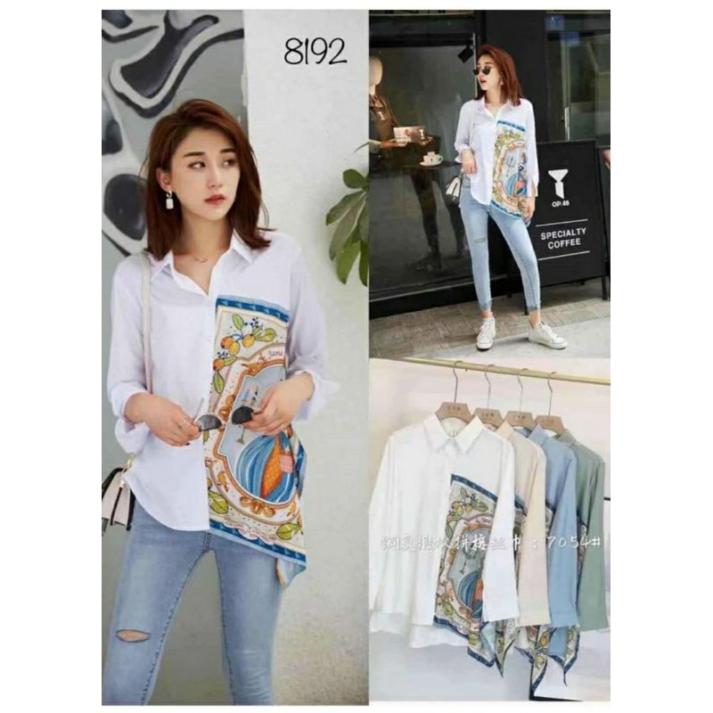 Malianni Kemeja Wanita Import Jane 1332