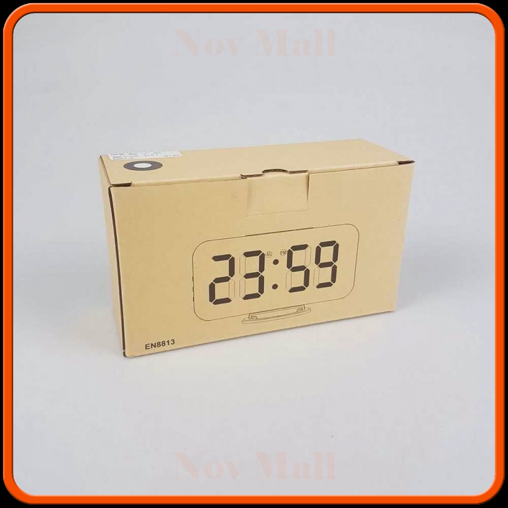 Jam Alarm Digital with Smartphone Charger 2 USB Port 2.1A - EN8813